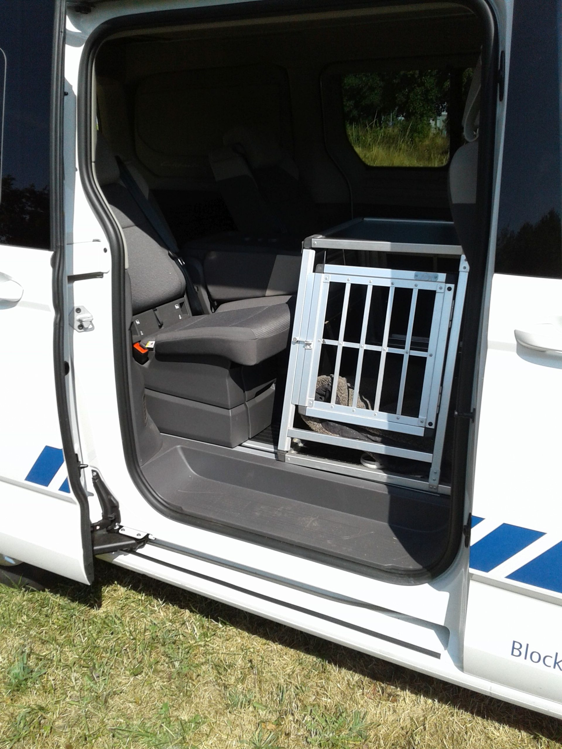 Hundebox im Innenraum